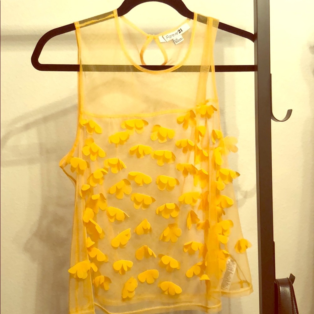 Golden yellow blouse. Never been worn!